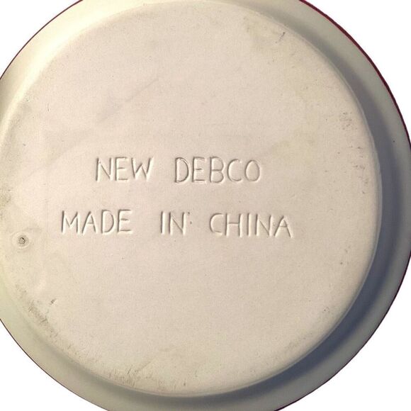 New Debco Ceramic Colander with Plate Flower Design Fruit Bowl - Picture 8 of 10